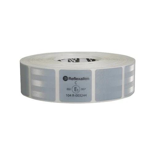 NASTRO RIFLETTENTE SEGMENTATO PER SUPERFICI TELONATE - 50 M - BIANCO